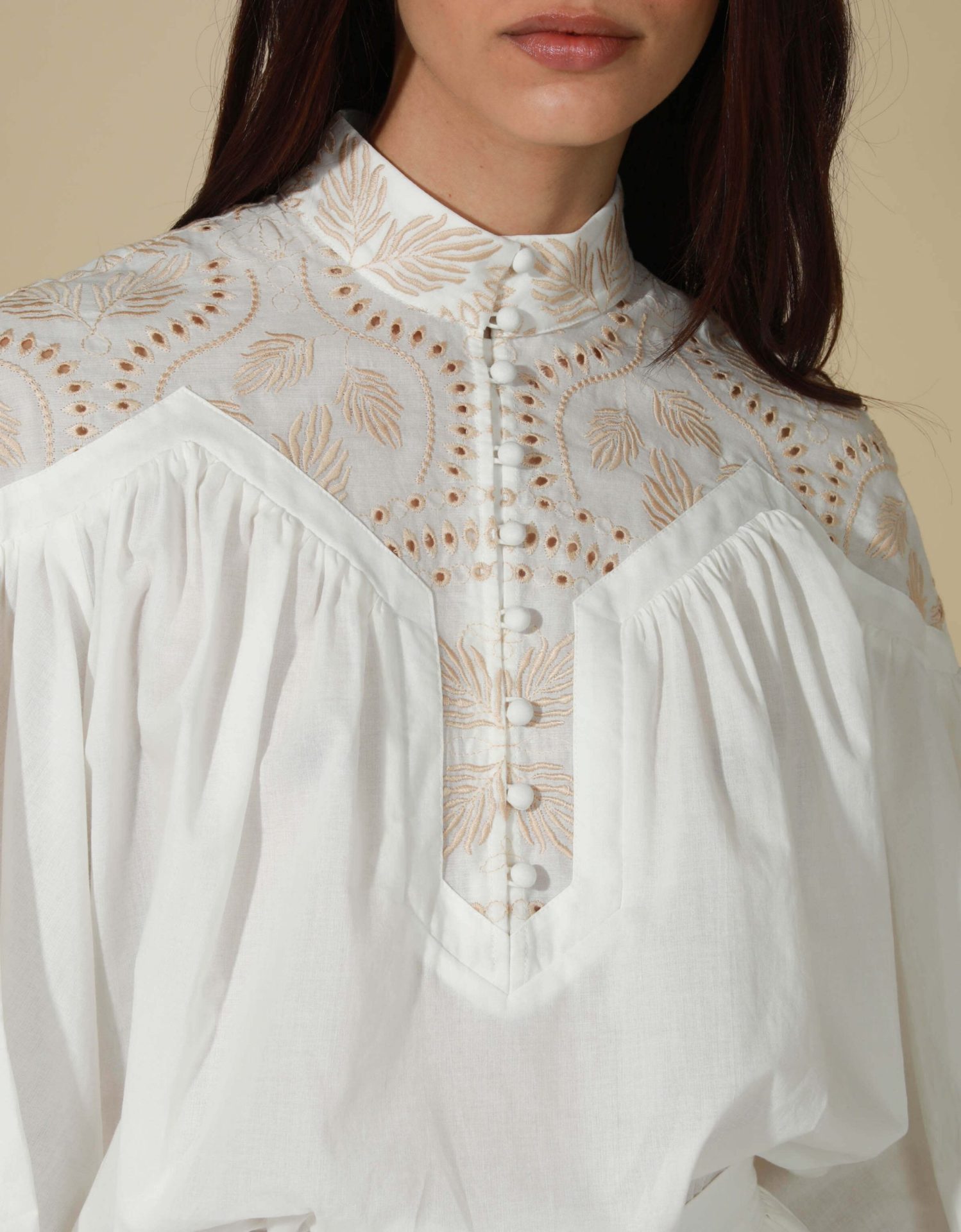 IXIAH_ORCHID_BLOUSE_WHITE_CLSUP_03 Orchid Blouse by IXIAH White blouse by IXIAH