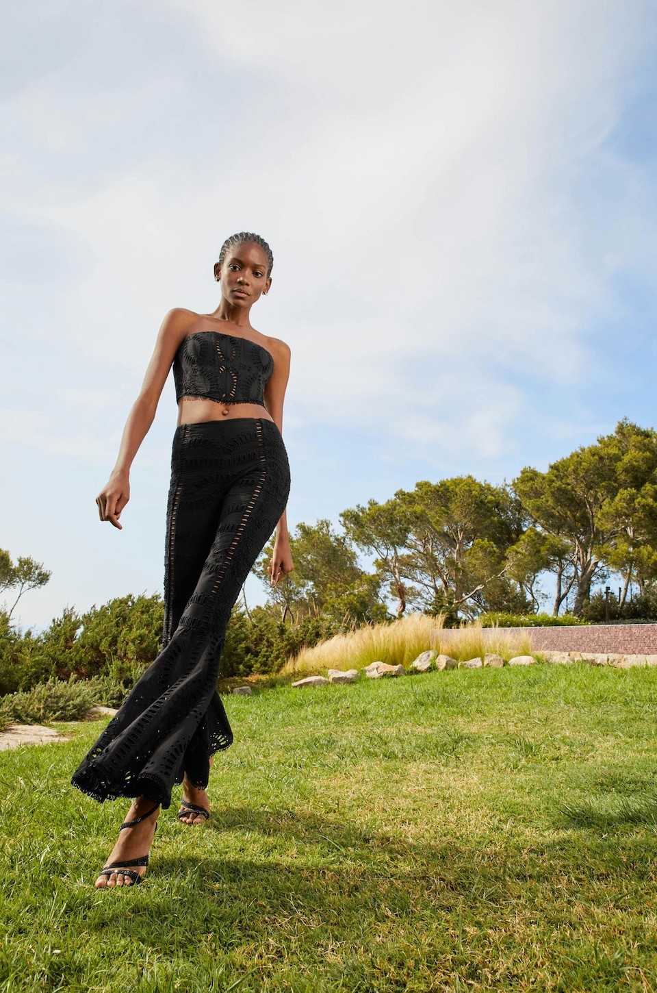 Sting bustier top by charo ruiz Trouk pants by charo ruiz Sting Trouk Set by Charo Ruiz